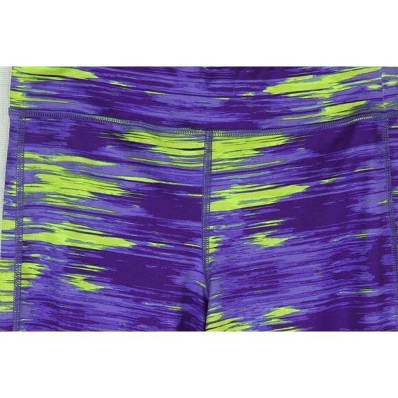 Old Navy Leggings Girl's Size 14 XL Striped Long Purple - Picture 2 of 4